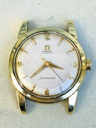 Vintage Omega Seamaster 501 Gold - Plated Wafer Dial 20j Auto Men’s Watch 2846 4