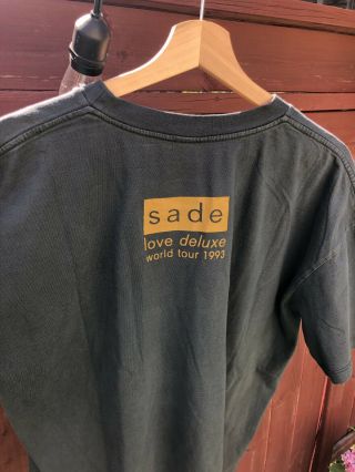 Vintage 90s RARE Sade Love Deluxe World Tour 1993 Giant Size M 3