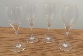 4 Vintage St.  Remy Baccarat Crystal Red Wine Glasses 8.  25 "