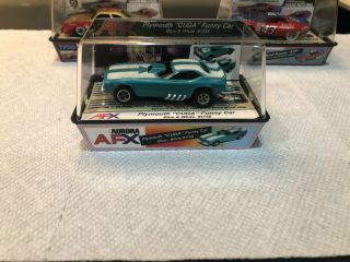 Aurora,  Afx,  Rare Blue Cuda,  Barracuda,  Never Used/run Tyco Life Like Rokar