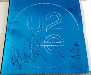 Rare U2 Experience,  Innocence Tour Program Signed By All 4 Members Of U2