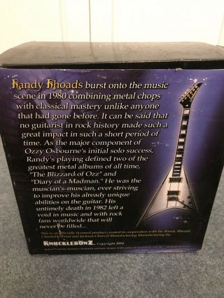 RARE Randy Rhoads Ozzy Osbourne Rock Iconz™ Statue from KnuckleBonz 8