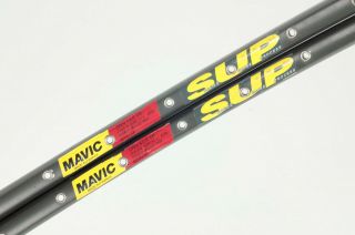 Nos Mavic Open Sup Cd Clinchers 36h Rims 28 " Vintage 700c For Road Bike Racing