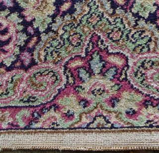 VINTAGE X Large Axminster Floral Wool Rug 12x9ft French Aubusson Keshan 11