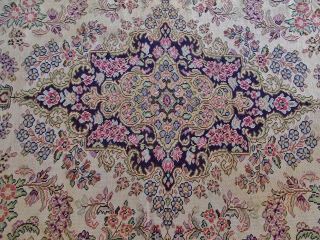 VINTAGE X Large Axminster Floral Wool Rug 12x9ft French Aubusson Keshan 3