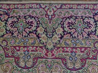 VINTAGE X Large Axminster Floral Wool Rug 12x9ft French Aubusson Keshan 7