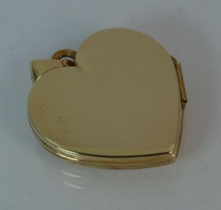 Solid 9ct Gold Ladies I Love You Heart Shaped Two Tone Locket 5