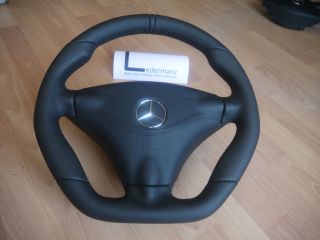 Mercedes Rare Small Thick Steering Wheel Flat Bottom R129 W140 W124 W210 W202 Cl