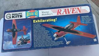 Vintage Global Quality Balsa Wood Kit Raven Never Assembled Complete Rare