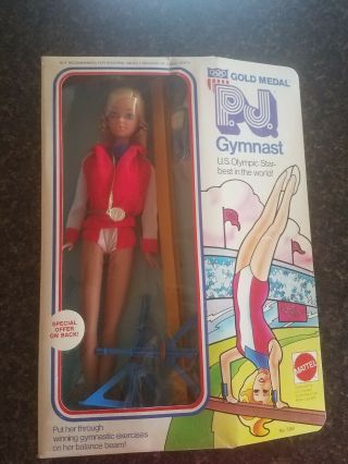 Vintage Gold Medal P.  J.  Gymnast Barbie