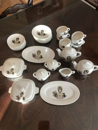32 Piece Vintage China Child’s Tea Set Made In Japan
