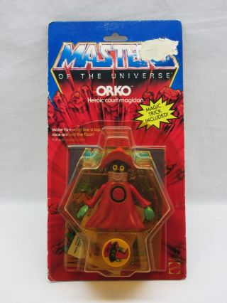 Motu,  Vintage,  Orko,  Masters Of The Universe,  Moc,  Carded,  Figure,  He - Man