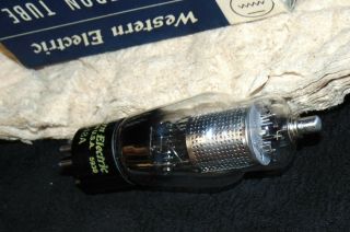 Nos Nib Western Electric 348a Tube 348 - A 6j7g Vintage [] Getter Perfect Tube