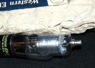 NOS NIB Western Electric 348A Tube 348 - A 6J7G Vintage [] Getter PERFECT TUBE 2
