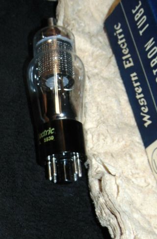 NOS NIB Western Electric 348A Tube 348 - A 6J7G Vintage [] Getter PERFECT TUBE 8