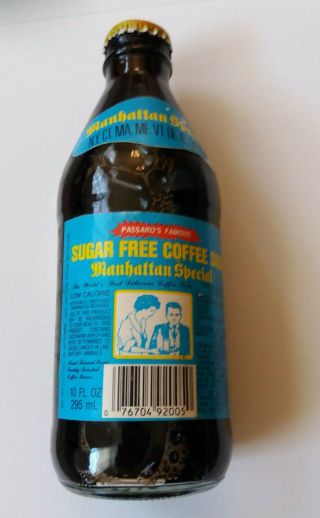 Vintage Packaging Bottle Manhattan Special Coffee Soda
