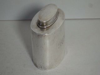 EDWARDIAN SOLID STERLING SILVER TEA CADDY - WALKER & HALL - SHEFFIELD 1905 - 86g 4