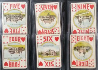 COLUMBIAN SOUVENIR PLAYING CARDS COMPLETE SET - - XF - - UNIQUE 