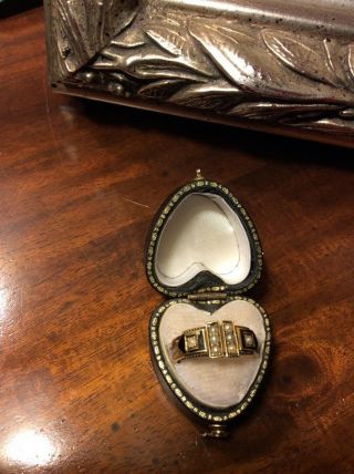 Victorian 15ct Gold Mourning Ring