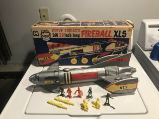 Vintage Fireball Xl5 Rocket Ship Steve Zodiac’s