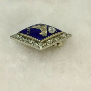 Vintage Sigma Alpha Epsilon Fraternity Pin Greek 1950 ' s - 1960 ' s 3