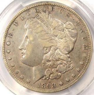 1893 - Cc Morgan Silver Dollar $1 - Pcgs Vf20 - Rare Date - Certified Coin