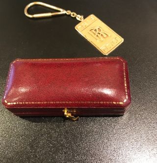 SOLID GOLD ROLLS ROYCE Key Chain & holder Unique and Rare Item 5