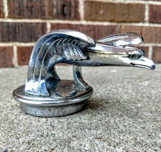 1931 32 33 Chevy Eagle Vintage Hood Ornament Radiator Cap Mascot Flying Winged