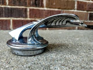 1931 32 33 CHEVY EAGLE VINTAGE HOOD ORNAMENT RADIATOR CAP MASCOT FLYING WINGED 6