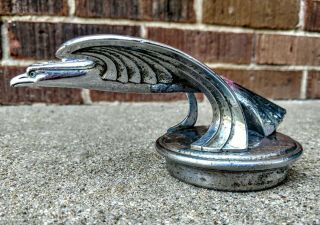 1931 32 33 CHEVY EAGLE VINTAGE HOOD ORNAMENT RADIATOR CAP MASCOT FLYING WINGED 7