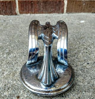 1931 32 33 CHEVY EAGLE VINTAGE HOOD ORNAMENT RADIATOR CAP MASCOT FLYING WINGED 8