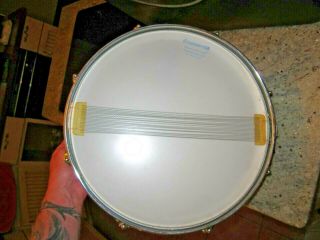 vintage Ludwig Acrolite snare drum Ludwig snare drum with hard case,  stand, 5