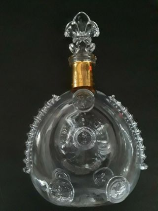 Remy Martin Vintage Louis Xiii Cognac Decanter Baccarat Crystal Bottle & Stopper