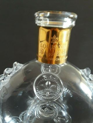 Remy Martin Vintage Louis XIII Cognac Decanter Baccarat Crystal Bottle & Stopper 3