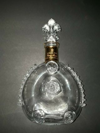 Remy Martin Vintage Louis XIII Cognac Decanter Baccarat Crystal Bottle & Stopper 5
