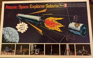 Vintage 1968 Atomic Space Explorer Solaris Revell