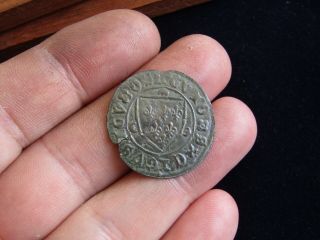 Medieval Hammered Copper French Jetton