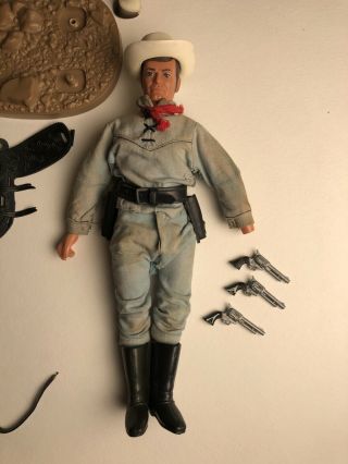 Vintage Lone Ranger And Silver Action Figures And Accessories