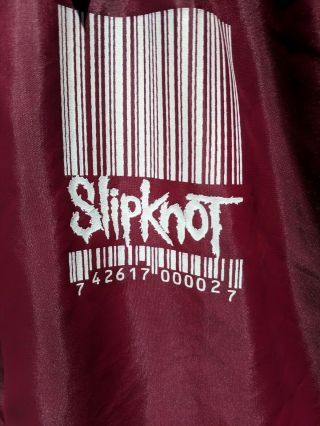 Vintage Slipknot Windbreaker Jacket - XL - Maroon - XL - 5 Metal Button SNAP 3