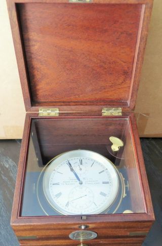 Thomas Mercer 8 - Day Marine Chronometer Queen Elizabeth II Jubilee No.  1 of 25 10