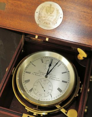 Thomas Mercer 8 - Day Marine Chronometer Queen Elizabeth Ii Jubilee No.  1 Of 25