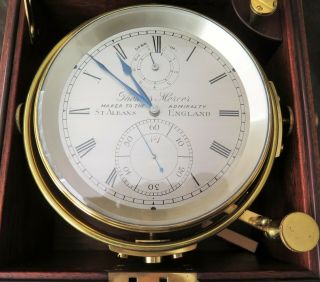 Thomas Mercer 8 - Day Marine Chronometer Queen Elizabeth II Jubilee No.  1 of 25 6