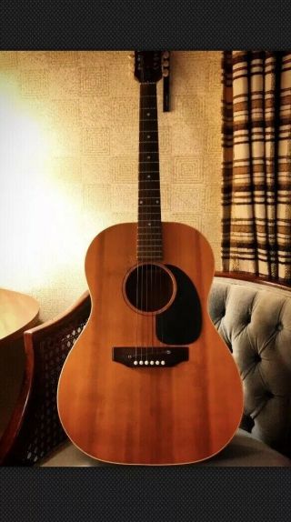 Vintage 1968 Gibson Lg - 0 Natural Acoustic Electric Usa Made Guitar W/ Case