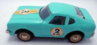 rare CHINA MS 885 Racer racing car wind - up tin toy 3