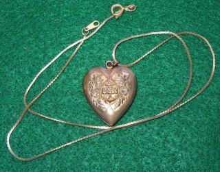 Us Navy Wwii Sweetheart Home Front Photo Locket Necklace Usn