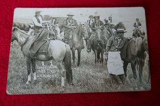 Vintage Postcards 1908 09 Dedrick Native American Chief Stone & Claire Photos 2
