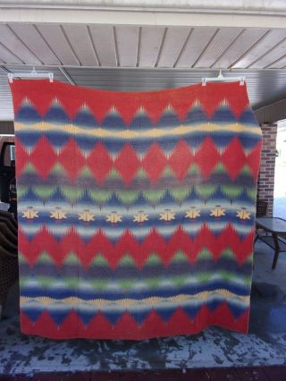 Vintage Native American Style Trade Blanket