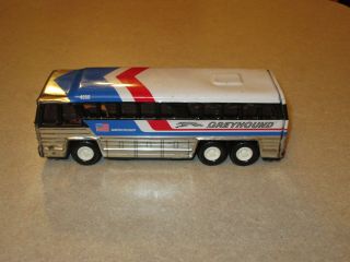 1979 Buddy L.  Corp.  Greyhound Bus Americruiser 4950,  7 & 1/2 " Long,  Gd