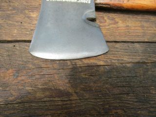 Vintage Buster Brown Shoes Hatchet Axe Embossed Refinished Head Display Only 3