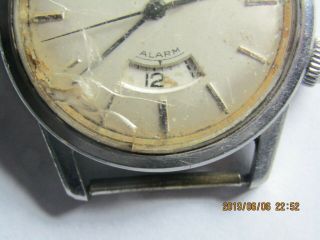 Vintage Men ' s Girard Perregaux Alarm watch for parts/repair 270 3